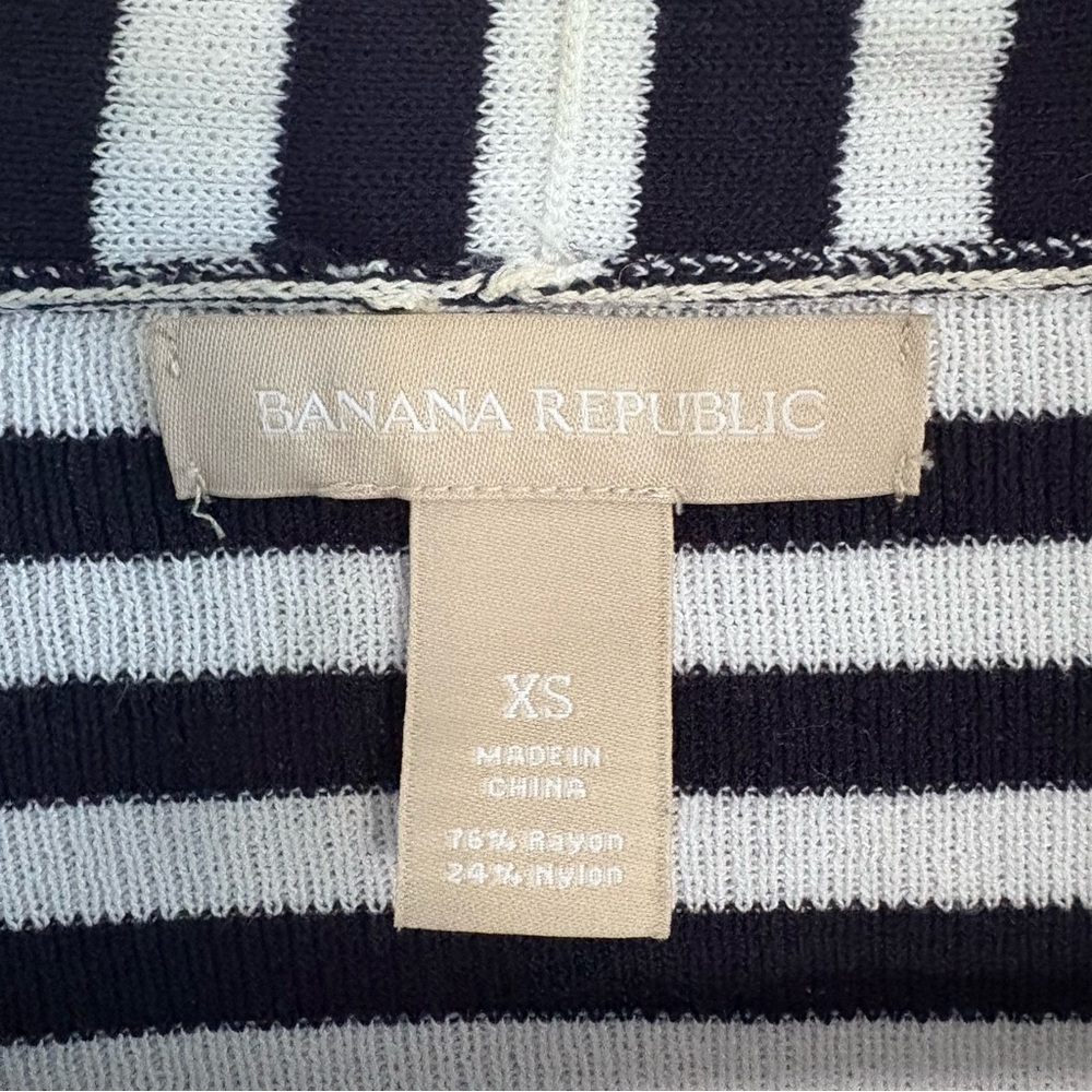 Banana Republic open front stripes cardigan XS - Picture 3 of 4